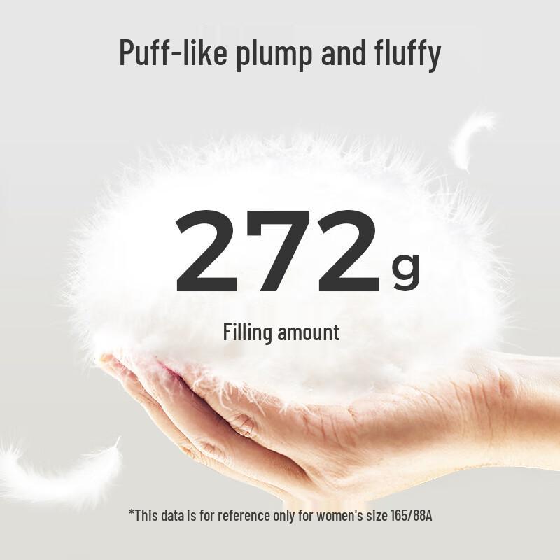 Tamboer Women's Short Puffer Down Jacket with Detachable Scarf