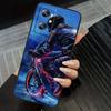 Creative motorcycle rider cool For OPPO Reno 5 6 7 A96 A40 A58 Realme GT A74 A78 Neo2 A74 A78 Find X5 X3 X7 X8 Black Phone Case