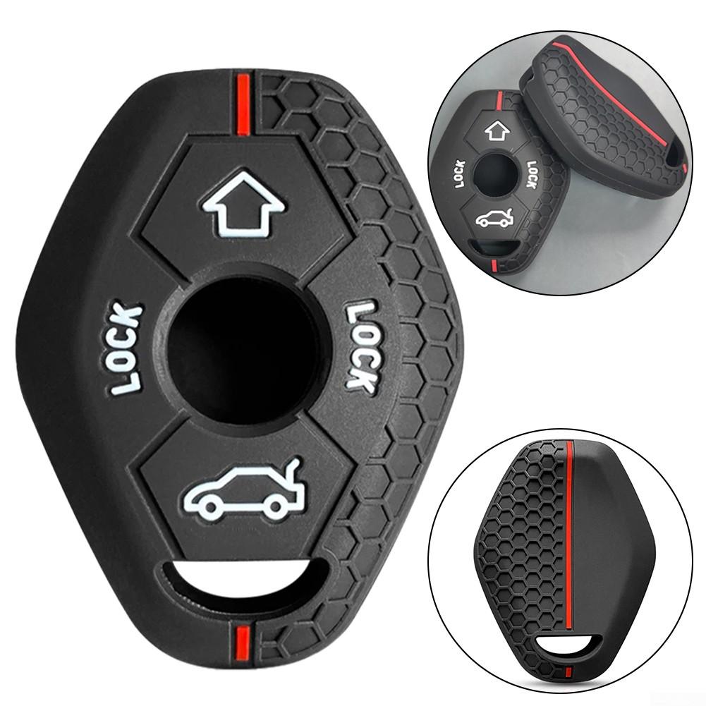 Husă Cheie Auto Pentru BMW Silicon Prietenos cu Semnalul Impermeabil Negru Nou