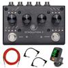 Pigtronix Echolution 3 Stereo Delay Guitar Pedal Instrument Cable 2 Patch Cable Tuner Set Multi-Tap – Clip-on