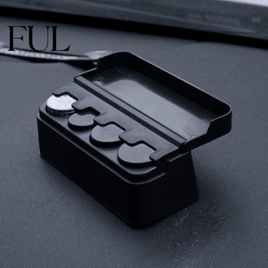 Car Change Holder Coin Box Convenient Organizer Vehicle Storage Compact Durable Container for Auto Home
