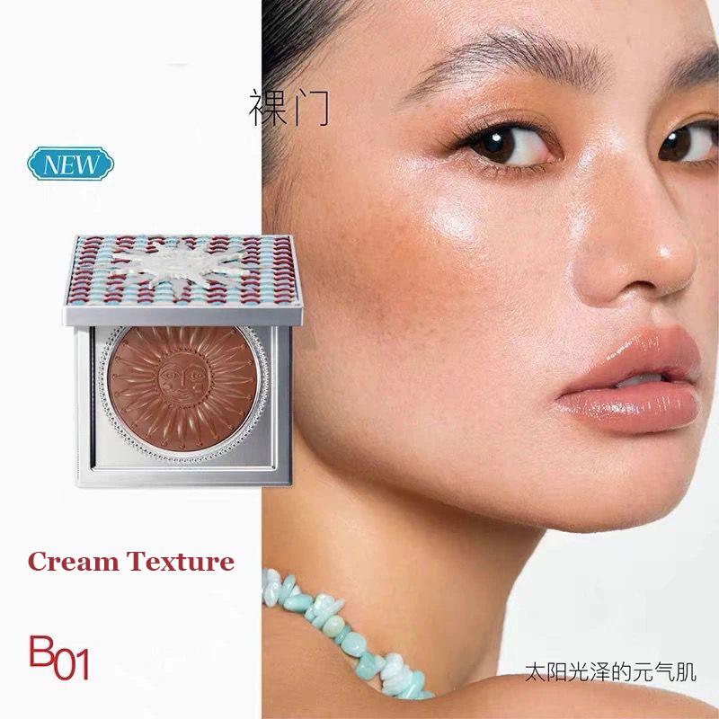 Girlcult Colorete Iluminador Emocional Mate Brillo Fino Rubor Facial Lindo Maquillaje Coreano Rubor Compacto para Mejillas
