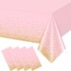 Peva Foundation Gold Polka Dots 137 * 274Cm Tablecloth Waterproof And Oil-Proof, Suitable For Parties, A Must For Holiday Parties
