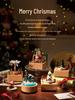 Wooden Christmas Tree Music Box Ornament - Gift for Kids' Birthdays
