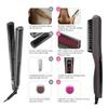 Electric Hair Straightener Comb Anti Scald Beard Straightener Brush  (Black )