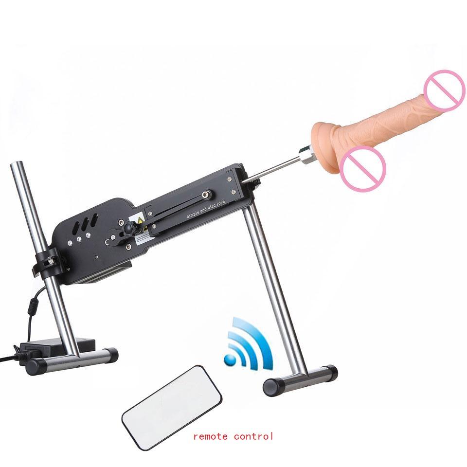 Female Products Masturbation Machine Simulates Rear Orgasm Fully Automatic Insertion Telescopic Remote Control Gun for Men and Women