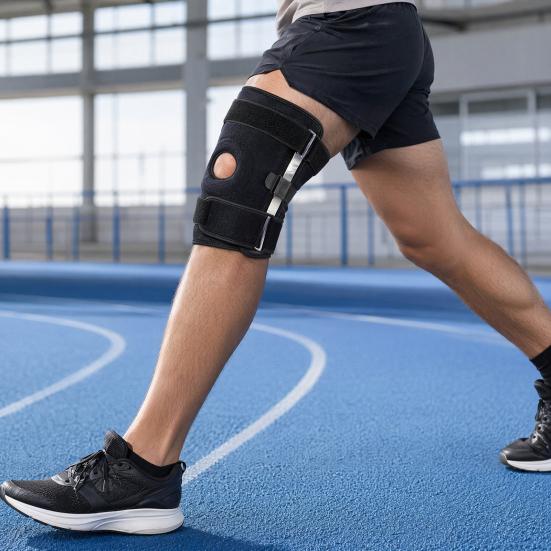Knee Brace for Men Women, Knee Compression Sleeve with Adjustable Strap, Patella Gel Pad, Sports Knee Support for Meniscus Tear, Arthritis, Joint