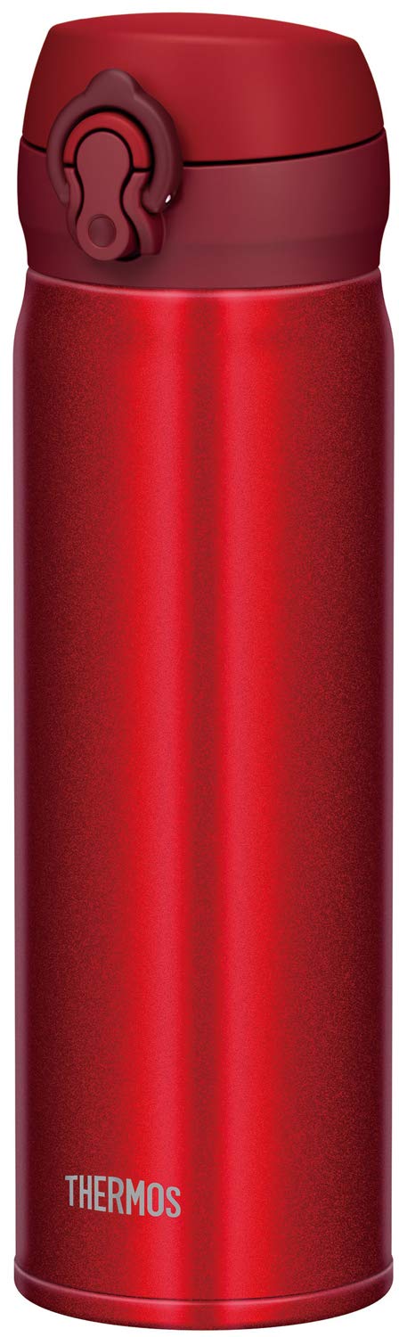 

Thermos Water Bottle Vacuum Insulated Mobile Mug 500ml Metallic Red MTR JNL-504