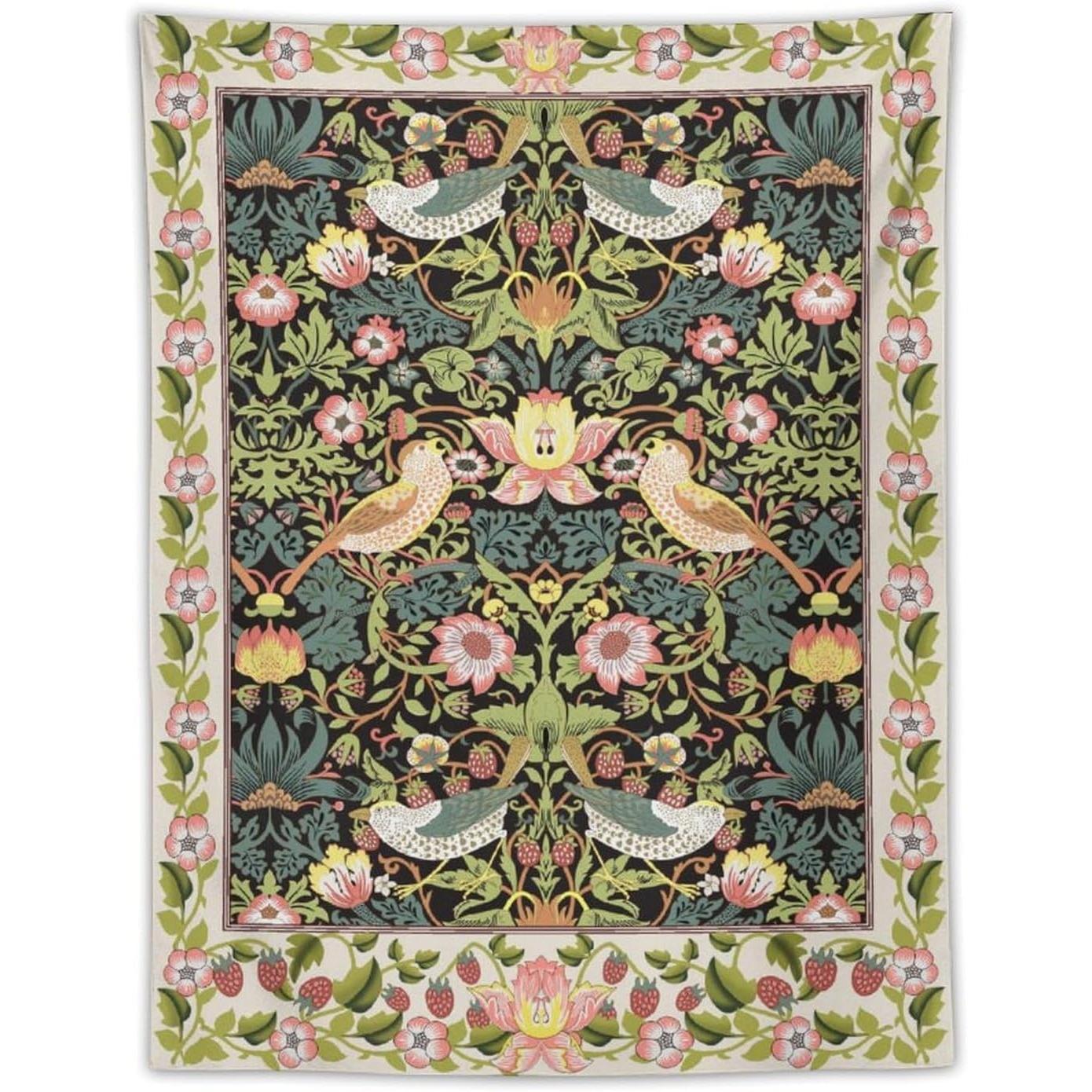 William Morris s Tosca tapestry for a retro wall hanging 75x100