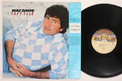 LP Record MAC DAVIS  Soft Talk 25S201 CASABLANCA 1984 Japan Obi CountryFolk Used
