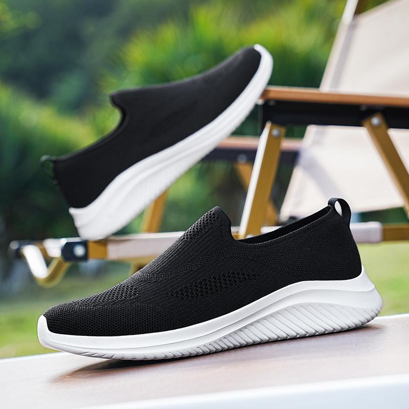 Spring New Couple Fly-woven Socks Mesh Shoes Fashion Casual Sports Shoes Running Shoes