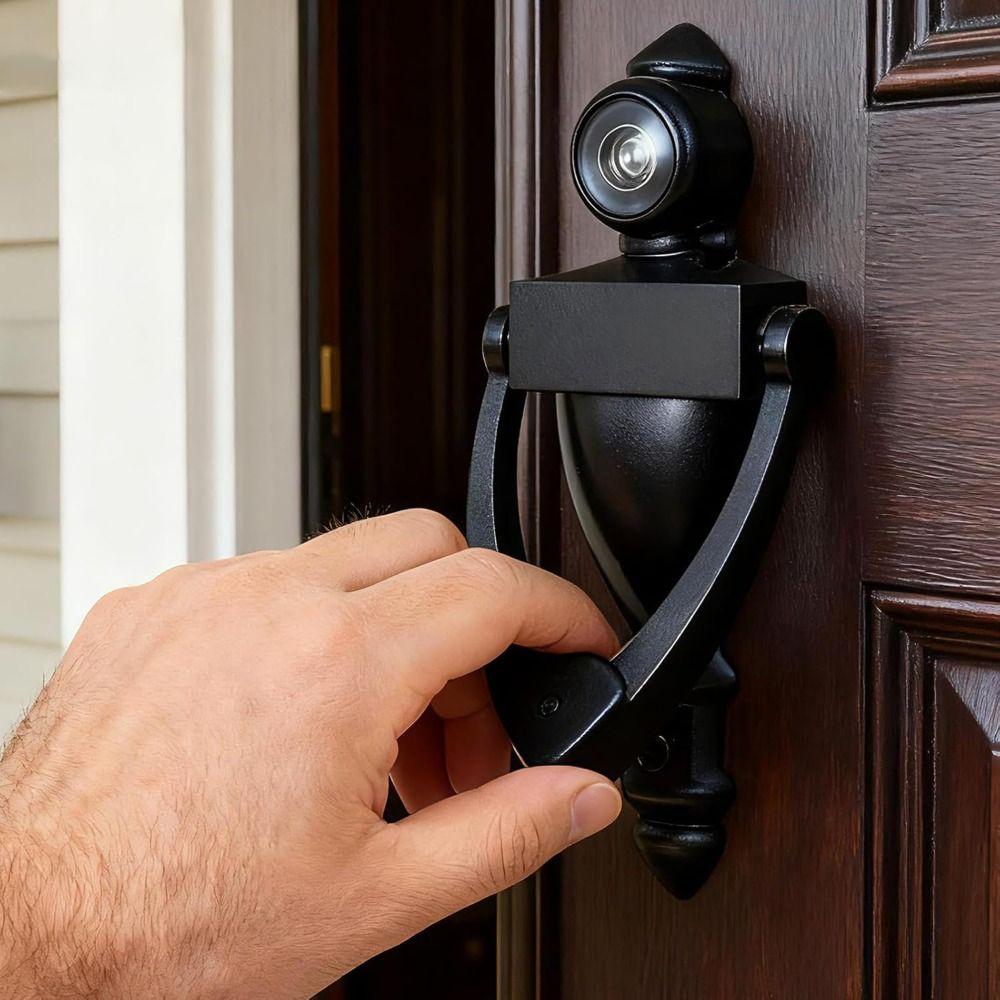 180° Viewer Door Peephole Viewer Zinc Alloy Doorbell Portable Front Door Knocker  Home Security