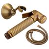 Antique Brass Handheld Spray Shower Set Copper Sprayer Lanos Toilet Bidet Faucet Lavatory