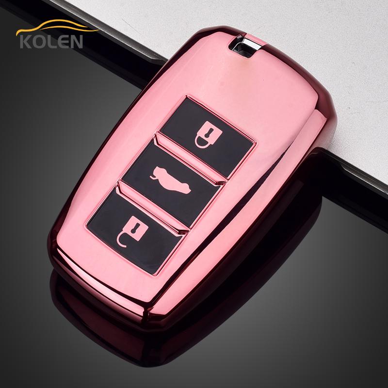 Soft Tpu Car Remote Key Case Cover Protection Shell Fob For Changan Cs75 Eado Cs35V7 Cs15 Oushang Raeton Car Styling Accessories