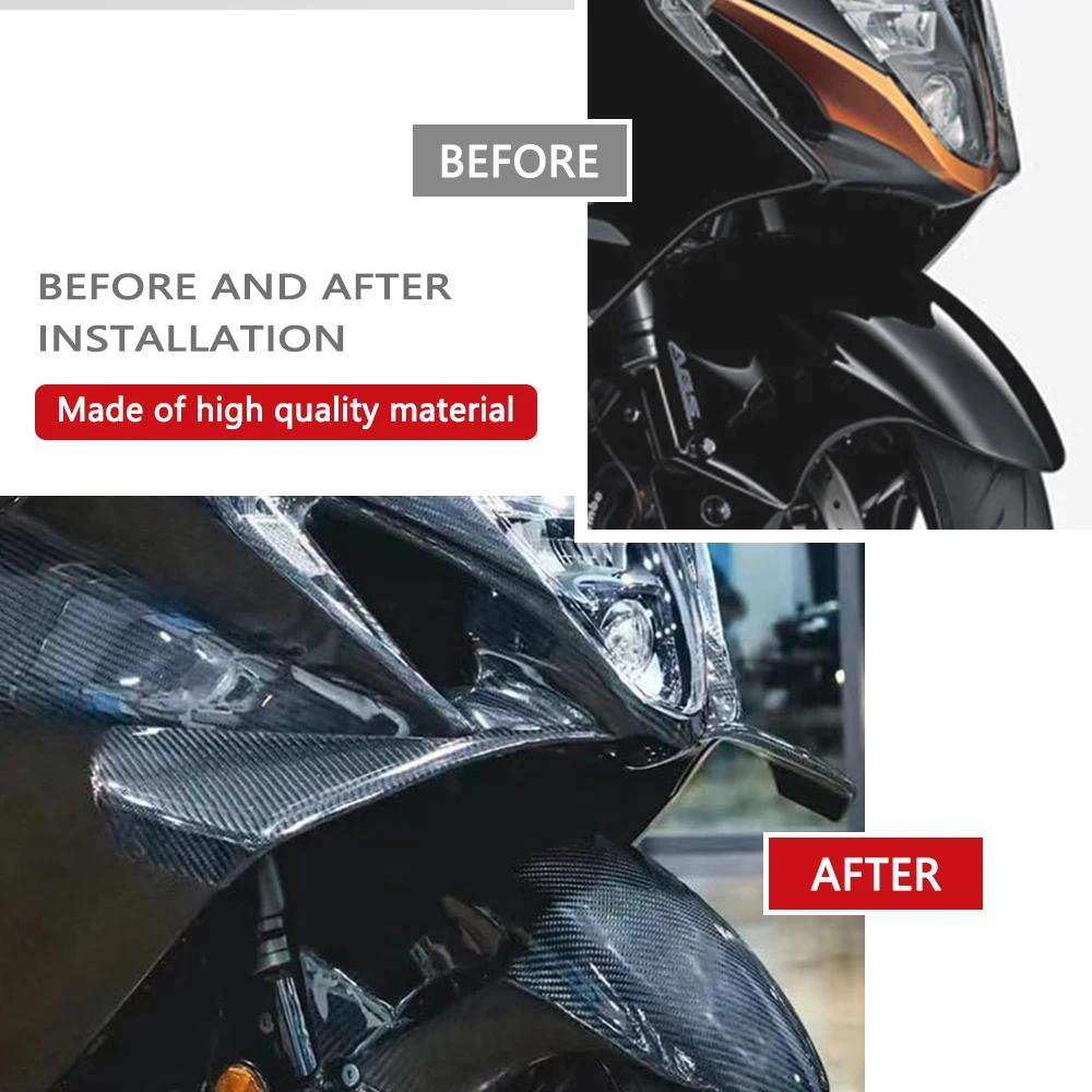 For GSX R1000 GSXR1300R gsx r1300s 2021-2025 Motorcycle Downforce Front Deflector Fixed Wing Aerodynamic Aileron Spoiler