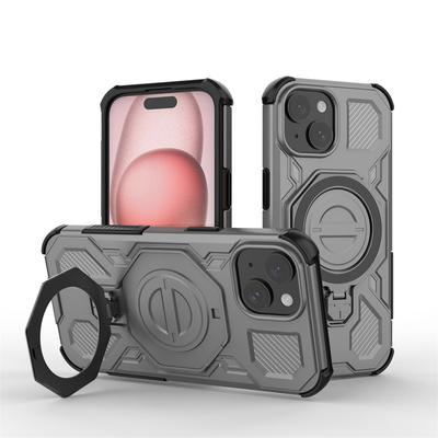 Magnetické pouzdro Armor pro iPhone 15 Pouzdra pro Apple iPhone 15 Pro iPhone 15 Pro Max Kryt Magsafe Bezdrátové nabíjení Kryt na telefon