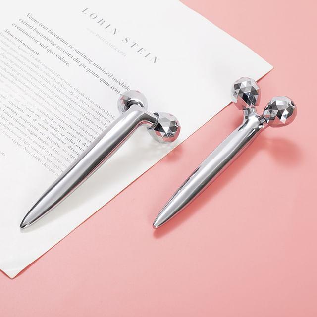 

Coolkiss - Alloy Roller Face Massager Silver