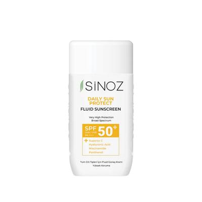 Sinoz Daily Sun Protect Fluid Sunscreen SPF50+ / PA++++, 50 Ml - Fluid for Daily Protection Against Harmful UV Radiation