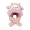 Warm Little Sheep Plush Hat Cartoon Lei Feng Cap Creative Ear Protection Hat  Girls