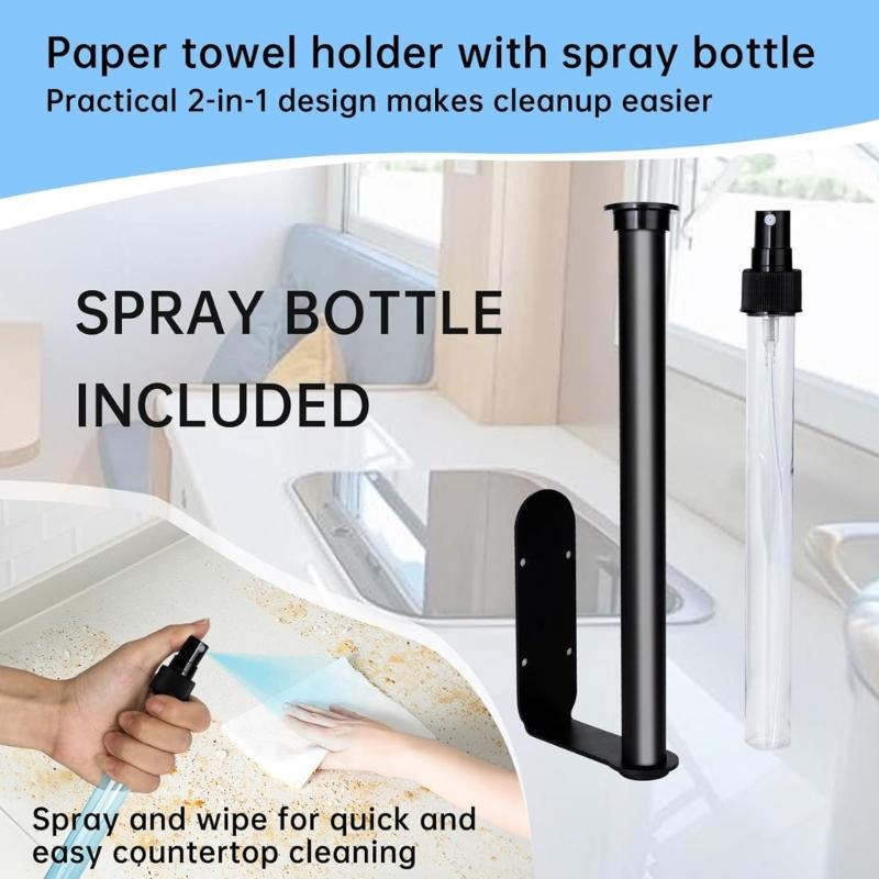 Rustproof Vertical Tissue Dispenser with Horizontal Vertical Installation Option Upgrades for Home Camping Bathroom Use