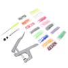 Plastic Snap Set Plastic Stainless Steel Practical Sewing Snaps Fasteners Kit Snap Plier with