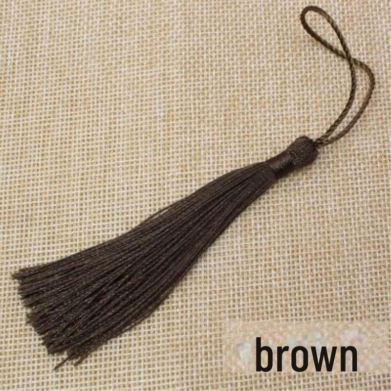 Ciucuri cu noduri chinezești din poliester și ciucuri cu semne de carte