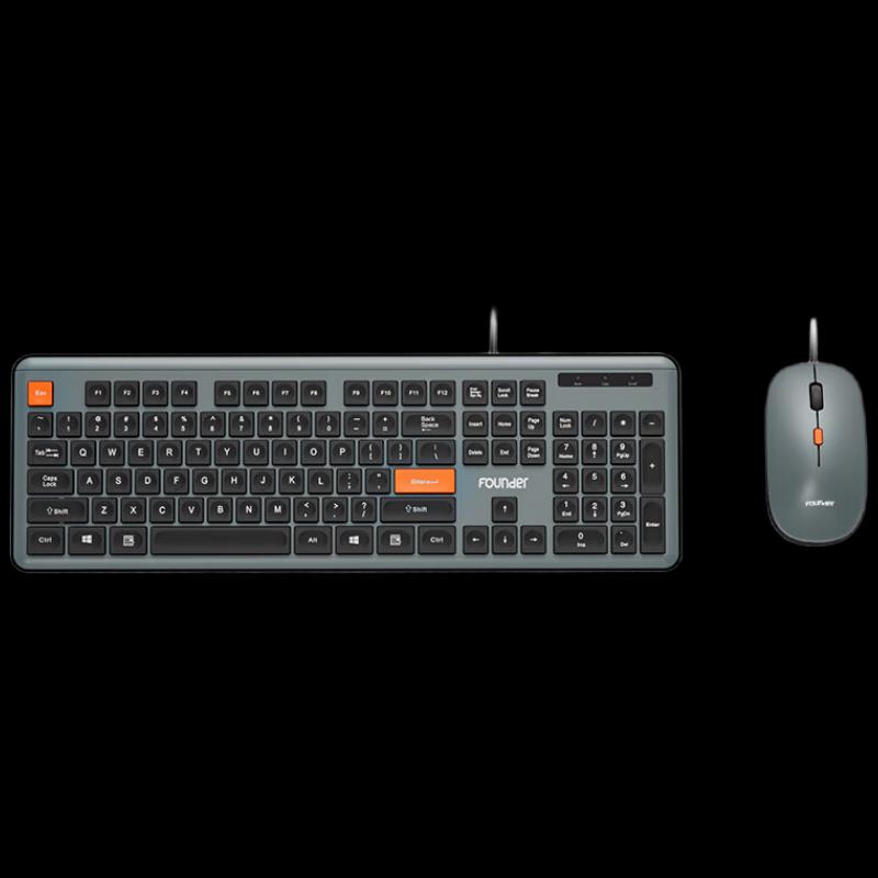 Founder KM310 Wired Keyboard and Mouse Combo