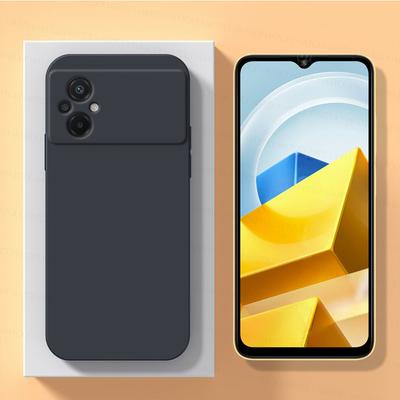 For Xiaomi Poco M5 Case Xiaomi Poco M5 M5s M3 M4 Pro 4G 5G Cover Shockproof Liquid Silicone TPU Phone Back Cover Xiaomi Poco M5
