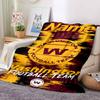 Custom Washington Football Team Soft Throw Blanket Flannel Blanket Warm Sofa Bed Camping home Decor Unique Christmas Gift C10381