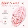 Reusable Anti Slip Shower Caps Washable Hair Drying Bonnet Elastic Band Bath Hair Hat  Spa Salon