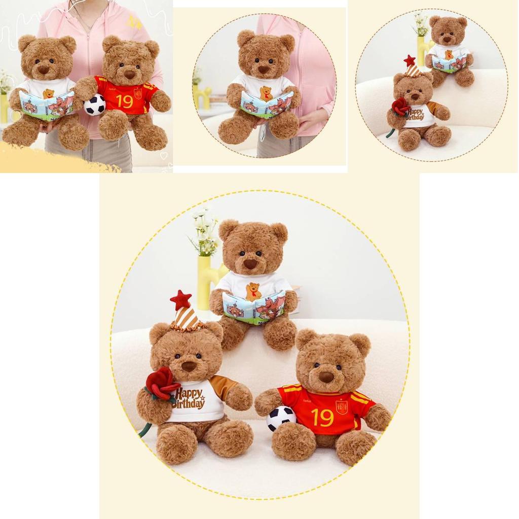 Adorable 40cm Cuddle Flower Gift Bear For Birthdays And Special Occasions Plush Toy