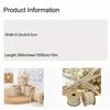 1/3rolls 10m Natural Ribbon - 0.5cm Wide Rustic Craft Ribbon for Gift Wrapping,Christmas Thanksgiving Party Supplies
