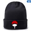 Anime Naruto Akatsuki Cloud Uchiha Family Logo Embroidery Beanies Hat Hip Hop Knitted Hat For Women Men