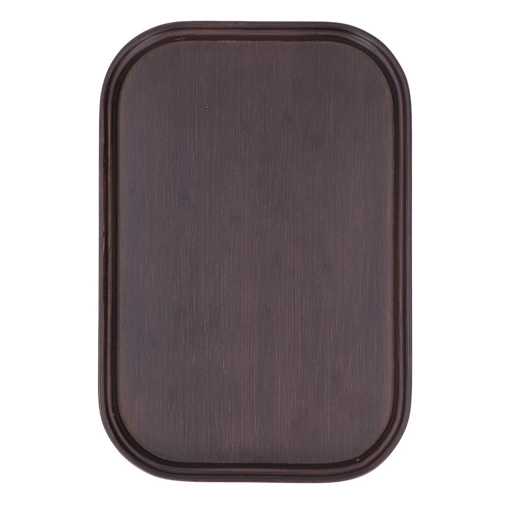 Rectangle Shape Tea Tray 13.4 X 9.1 X 1in Fruit Tray Elegant Bamboo Decorative Tray  For Home
