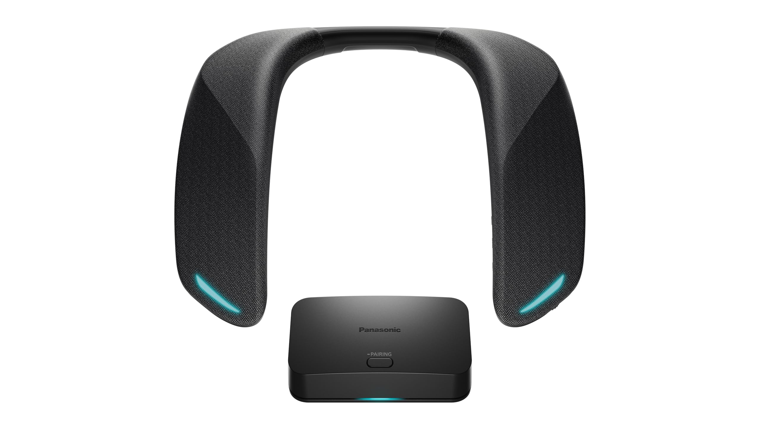 

Panasonic Gaming Neck Speaker Wireless Model SOUNDSLAYER 4ch Real Surround Voice Chat Black SC-GNW10S чорний