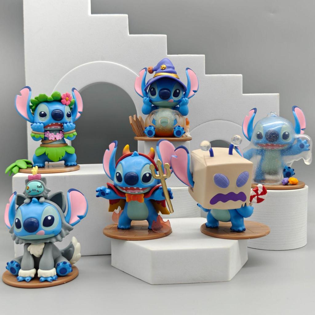 Stitch Blind Box Figurine: Funny Cross-Border Desktop Model Ornament for Gashapon Claw Machines