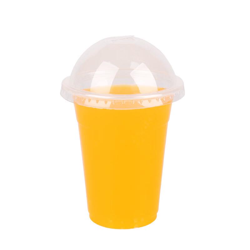 Yipan Disposable Plastic Drink Cups with Lids