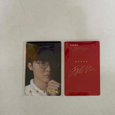T1 Faker Glasses Photocard
