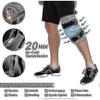 Kühlpack zur Linderung von Knieschmerzen, Wiederverwendbare Gel-Eisbandage für Beinverletzungen, Schwellungen, Knieersatzoperation, Kältekompressentherapie