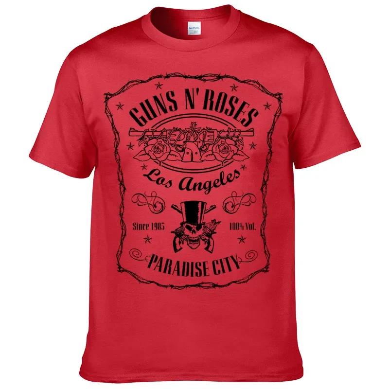 

3D Принт Хэви-метал Guns N Roses Футболка Мужская Одежда Уличная Одежда Хип-хоп Повседневный Топ 3XL