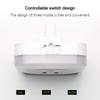 LED Night Light Dual USB Charging Plug Sensing Socket EU/US Eye Protection For Home Bed Interior Bedroom Decoration Night Llight