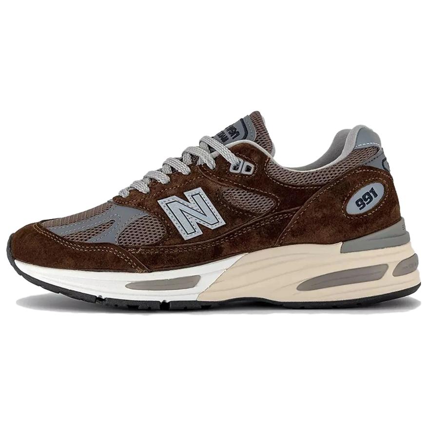 New Balance 991v2 Made in England Brown Grey Men Sneakers U991BG2