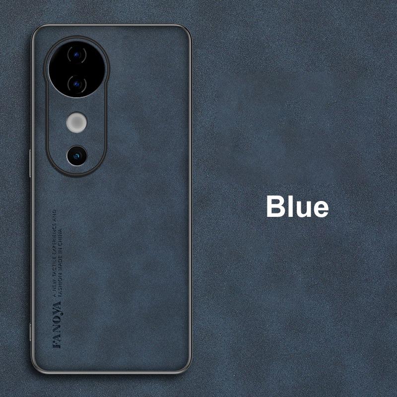 For Vivo V40 Pro 5G Case Luxury PU Leather Phone Case For Vivo V40 S19 Pro Back Cover Matte Silicone Shockproof Full Protection