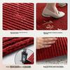 Nanfangshenghuo Entrance Mat, Luxurious Doormat for Entryway, Thick Non-Slip Mat, Red Housewarming Mat for Outdoor Entrance