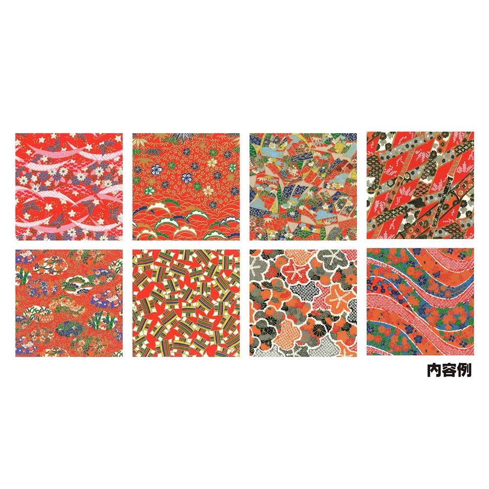 Toyo Japanese Paper Chiyogami 15cm Square 8 Patterns 8 Sheets 012003