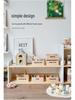 Korean Style Wooden Bookcase & Toy Storage Rack for Children's Room