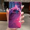 Casing For Huawei P30 ELE-L29 L09 Case Huawei P30 Pro VOG-L29 L09 Cover Aesthetic Cute Cat Cartoon Transparent Silicone Bumper