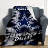 Custom Cowboys Theme Soft Throw Blanket Flannel Blanket Warm Sofa Bed Camping home Decor Unique Christmas Gift C10370