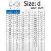 304 Stainless Steel 1/2/5/10/20/25/50 pcs M1 M1.2 M1.4 M1.6 M2 M2.5 M3 M3.5 M4 M5 M6 M8 M10-M36  Hex Hexagon Nuts DIN934 Metric