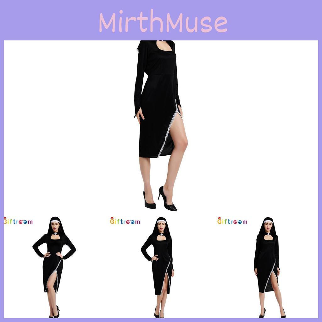 Enchanting Halloween Theme Short Skirt Costume Sexy Nun Garment For Women